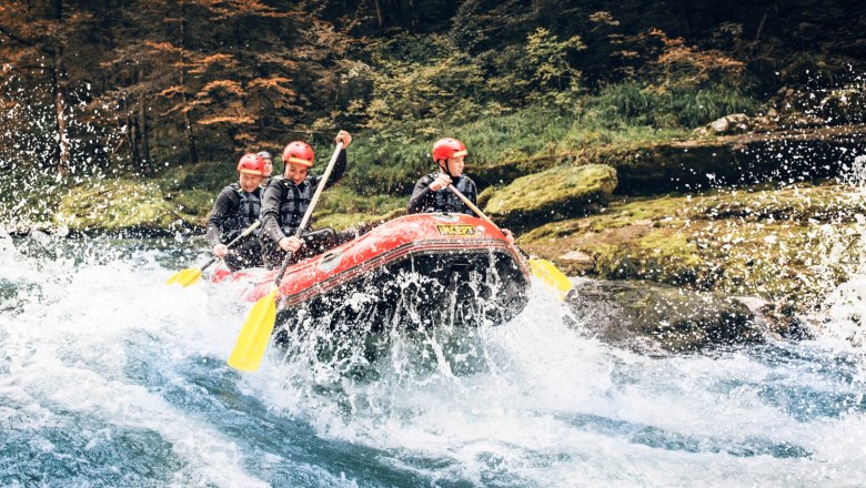 Rafting - ein Highlight!, © Feriengut Moarhof Rafting - ein Highlight!, © Feriengut Moarhof