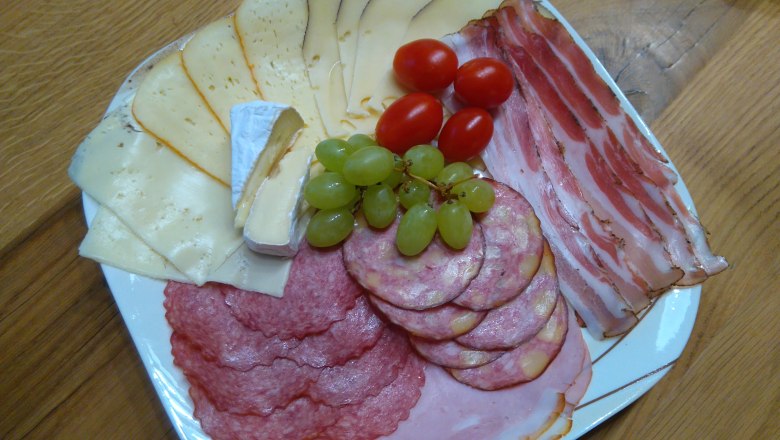 ein kleiner Teil unseres Frühstücks, © Martina Bachzelt ein kleiner Teil unseres Frühstücks, © Martina Bachzelt