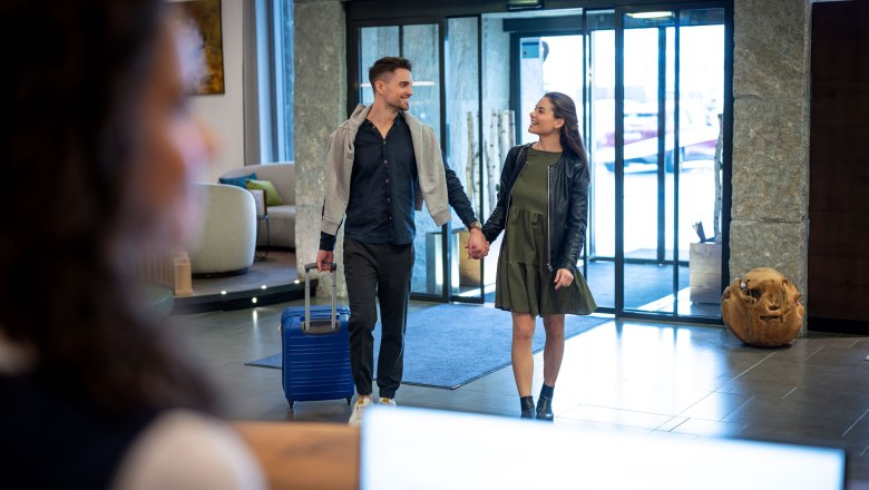 Anreise im Sole Felsen Hotel, © Sole Felsen Welt, Peter Beier Anreise im Sole Felsen Hotel, © Sole Felsen Welt, Peter Beier