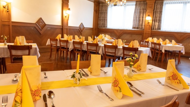 Saal, © Gasthaus Heinzl Saal, © Gasthaus Heinzl