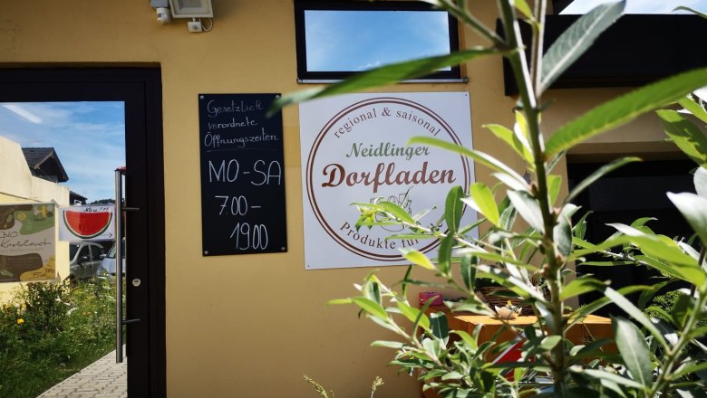 Eingang des Dorfladens, © Neidlinger Dorfladen Eingang des Dorfladens, © Neidlinger Dorfladen