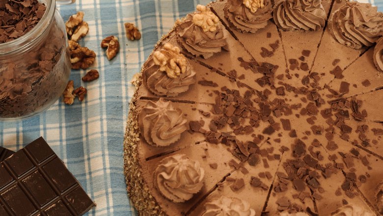 Schokoladentorte vom Cafe Bruckner, © Best of Wachau/Rita Newman Schokoladentorte vom Cafe Bruckner, © Best of Wachau/Rita Newman