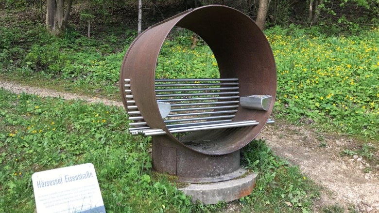 Hörsessel Ybbsitz, © Eisenstraße Niederösterreich Hörsessel Ybbsitz, © Eisenstraße Niederösterreich