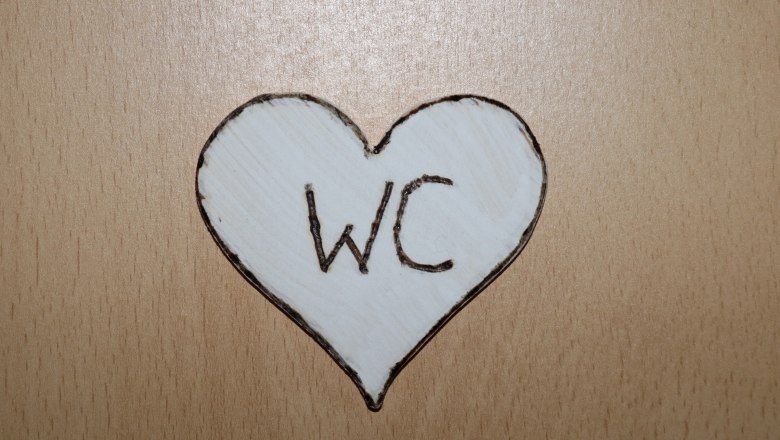 Toilettenschild Gaeste 4, © Gruber Claudia Toilettenschild Gaeste 4, © Gruber Claudia