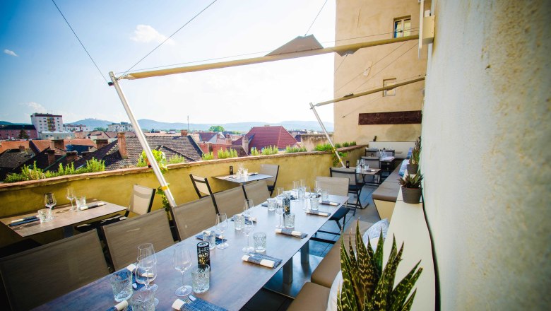 Terrasse mit Ausblick vom Gozzo by Late, © Charly Teuschl Terrasse mit Ausblick vom Gozzo by Late, © Charly Teuschl
