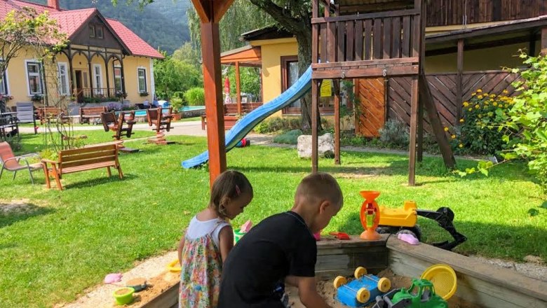Sandkiste am Spielplatz, © Reinhard Wallentin Sandkiste am Spielplatz, © Reinhard Wallentin