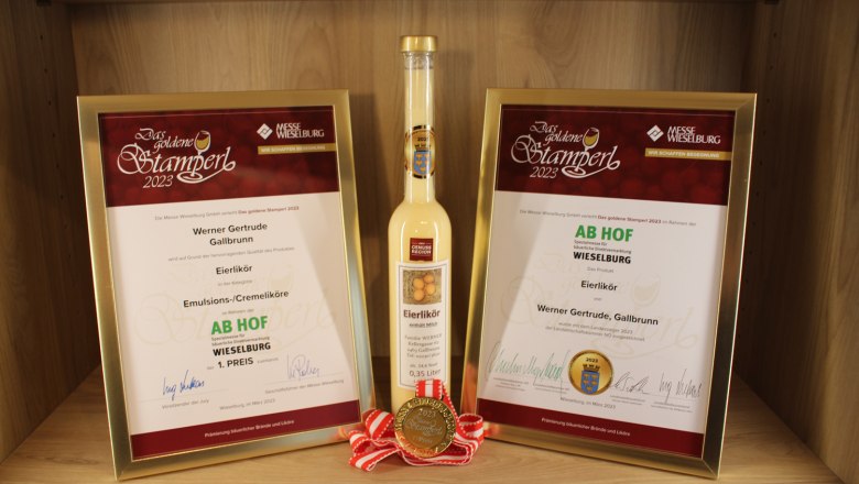 Eierlikör, Geflügelhof Werner, Gallbrunn, © Geflügelhof Werner Eierlikör, Geflügelhof Werner, Gallbrunn, © Geflügelhof Werner