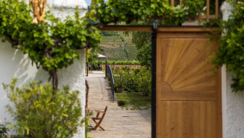 Willkommen beim Weinhauer Brustbauer, © Florian Lechner Willkommen beim Weinhauer Brustbauer, © Florian Lechner