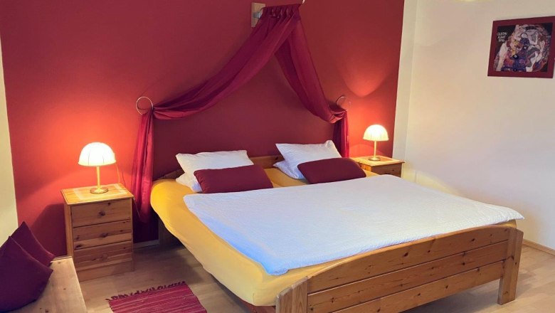 Schlafzimmer Untergeschoß, © Familie Schlager Schlafzimmer Untergeschoß, © Familie Schlager