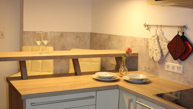 Familienapartment - Küche Bar, © © HomeW4, Sonja Wiesinger Familienapartment - Küche Bar, © © HomeW4, Sonja Wiesinger