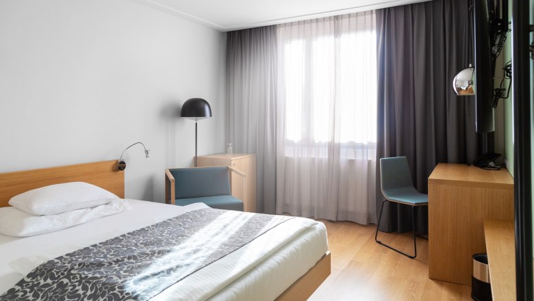 Hofblick Einzelzimmer Queensize, © Peter Hruska Hofblick Einzelzimmer Queensize, © Peter Hruska