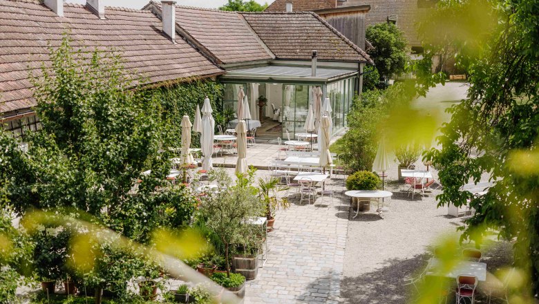 Gut Oberstockstall, © © Niederösterreich Werbung/Mara Hohla Innenhof Gut Oberstockstall