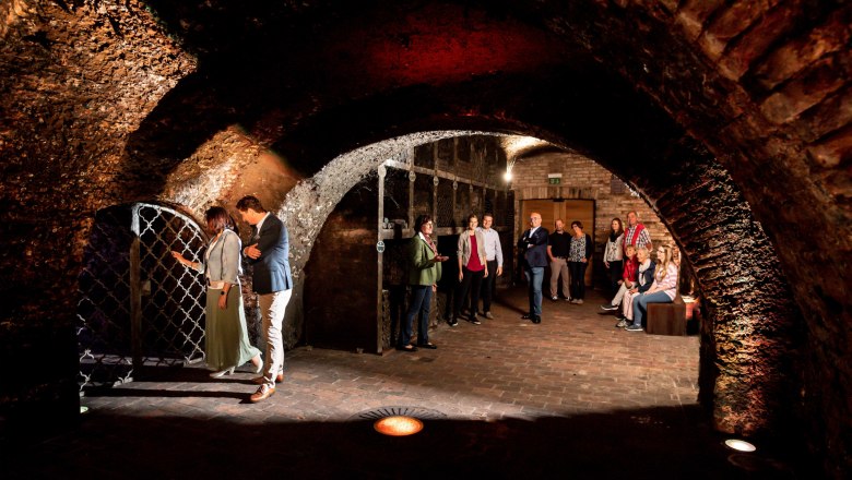 Schatzkammer: Historischer Flaschenkeller der Winzer Krems, © Robert Herbst Schatzkammer: Historischer Flaschenkeller der Winzer Krems, © Robert Herbst