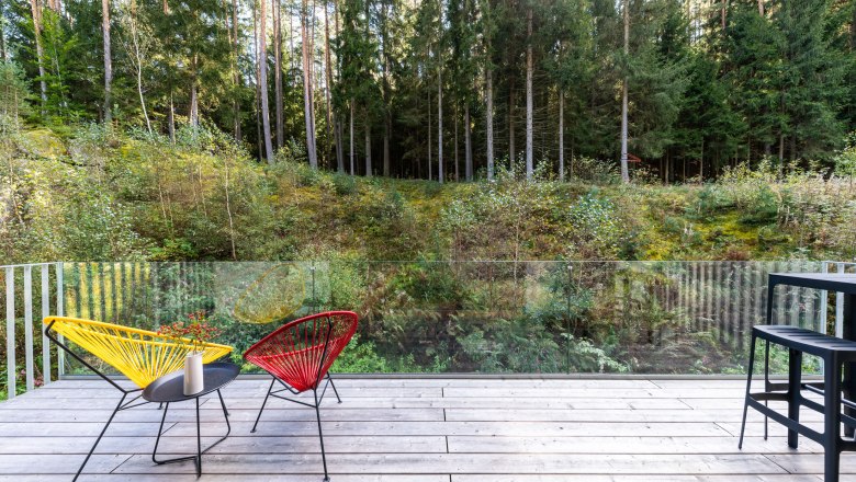 Balkon - Apartment 2, © Waldrefugium, Fotostudio Huger Balkon - Apartment 2, © Waldrefugium, Fotostudio Huger