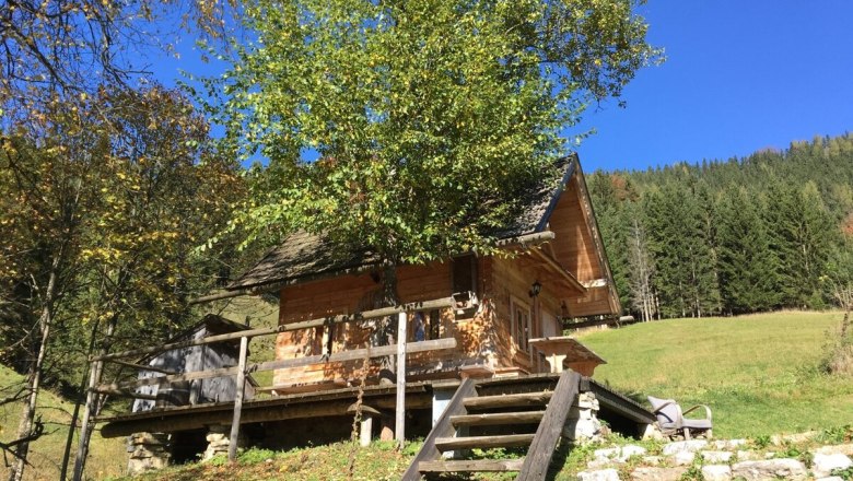 Holzknechthuette_Ansicht-Herbst, © Johannes Hoyos Holzknechthuette_Ansicht-Herbst, © Johannes Hoyos