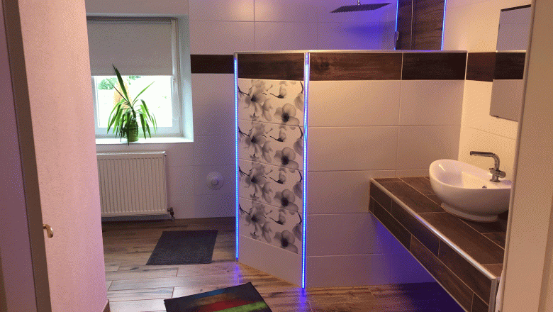 Badezimmer, © Landhaus Falkendorf Badezimmer, © Landhaus Falkendorf