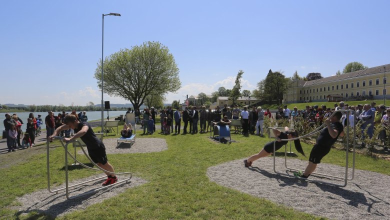 Eröffnungsfeier Bewegungspark Ybbs, © Stadtgemeinde Ybbs an der Donau Eröffnungsfeier Bewegungspark Ybbs, © Stadtgemeinde Ybbs an der Donau