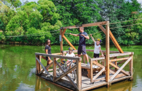 Flussbad und Beachvolleyballplatz Thaya, © Zukuntsraum Thaya Flussbad und Beachvolleyballplatz Thaya, © Zukuntsraum Thaya