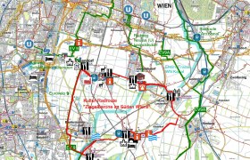 Weg der Ziegelbarone führ vorbei an der Pottendorfer, © Gemeinde Hennersdorf Weg der Ziegelbarone führ vorbei an der Pottendorfer, © Gemeinde Hennersdorf