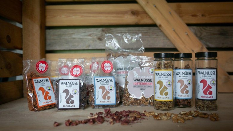 Nussland Produkte, © Marke Prauchner Produkte Nussland Produkte, © Marke Prauchner Produkte