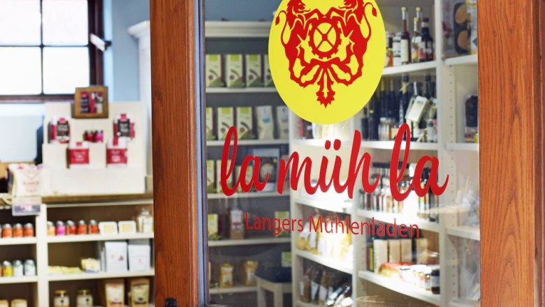 Langers Mühlladen, lamühla, in Atzenbrugg, © Katrin Wieland & Julia Scharl Langers Mühlladen, lamühla, in Atzenbrugg, © Katrin Wieland & Julia Scharl