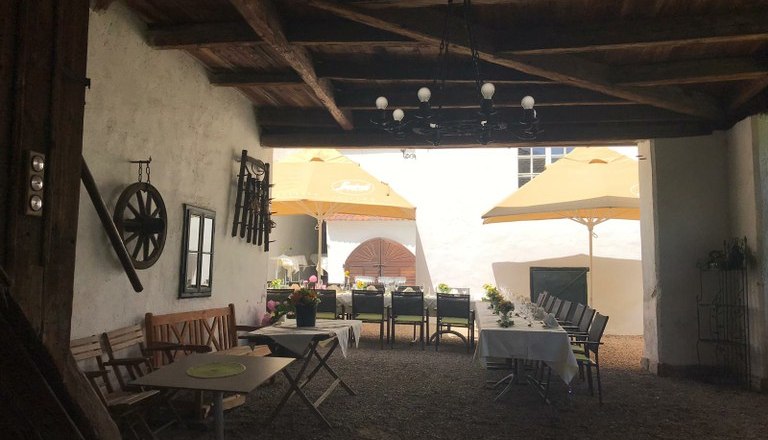 Rathauskeller Innenhof, © Rathauskeller Melk Rathauskeller Innenhof, © Rathauskeller Melk