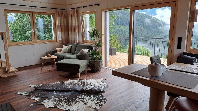 Wohnbereich Erdgeschoss, © Oberschindlberg Wohnbereich Erdgeschoss, © Oberschindlberg