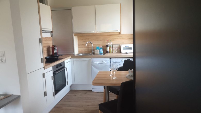 Rosenapartment - Küche, © © HomeW4, Sonja Wiesinger Rosenapartment - Küche, © © HomeW4, Sonja Wiesinger