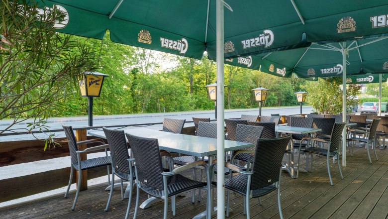 Terrasse Außen, © GasthausSchmidtmayer Terrasse Außen, © GasthausSchmidtmayer