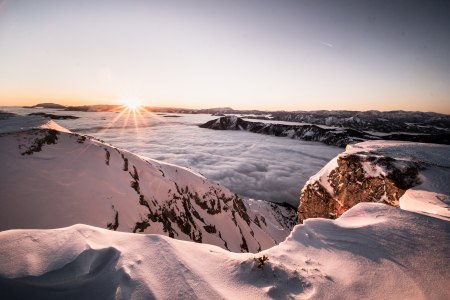 Winterpanorama am Ötscher, © Niederösterreich Werbung, Gerald Demolsky