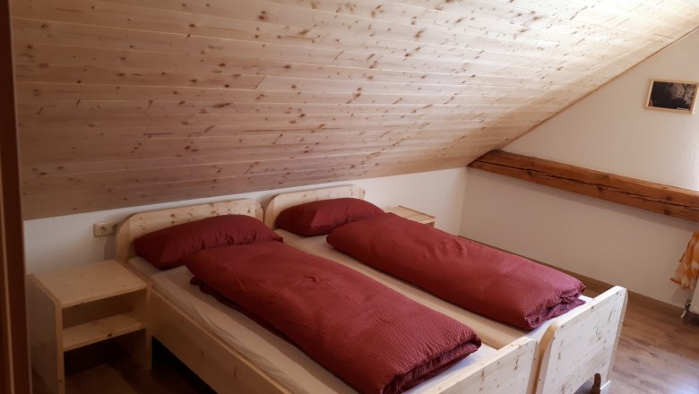 Zimmer 2 Dopplbett, © Ferienhaus Buxbaum Zimmer 2 Dopplbett, © Ferienhaus Buxbaum