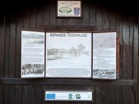 Schautafel zur Geschichte der Teichanlage, © Wiener Alpen in Niederösterreich - Wechsel