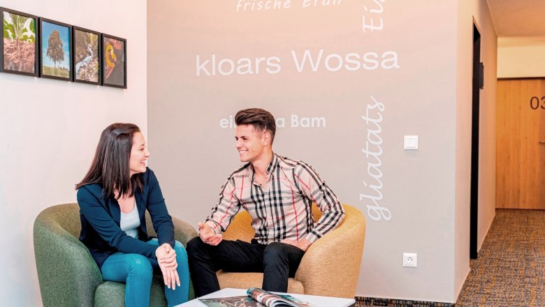 Aufenthaltsbereich im N8 Quartier, &copy; Alexander Kaufmann MP Media GmbH