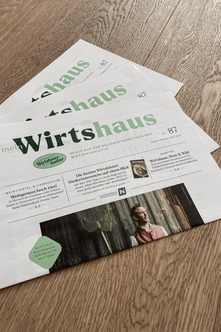 Wirtshauszeitung, © Niederösterreich Werbung