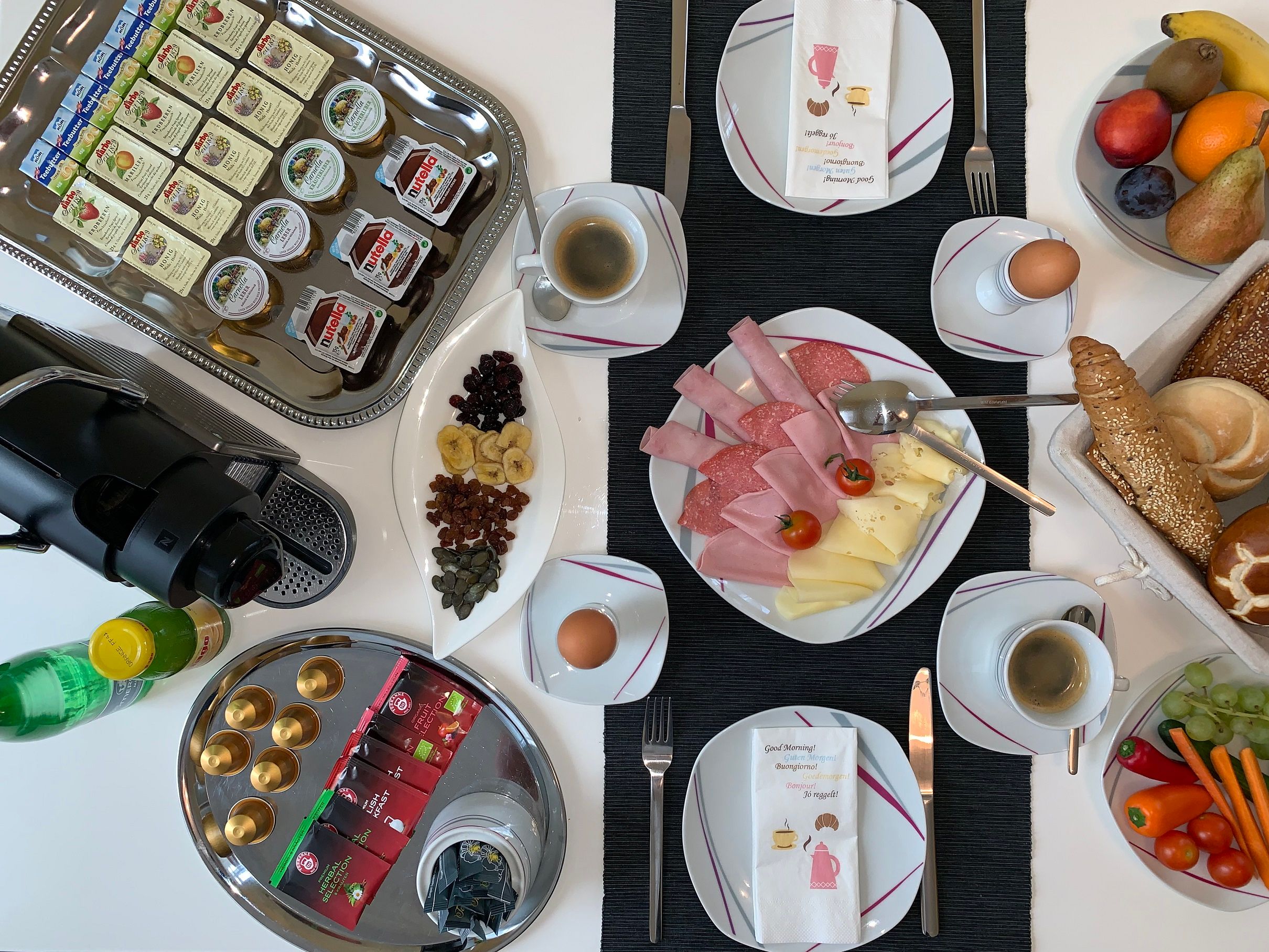 Privates Frühstück im eigenen Apartment