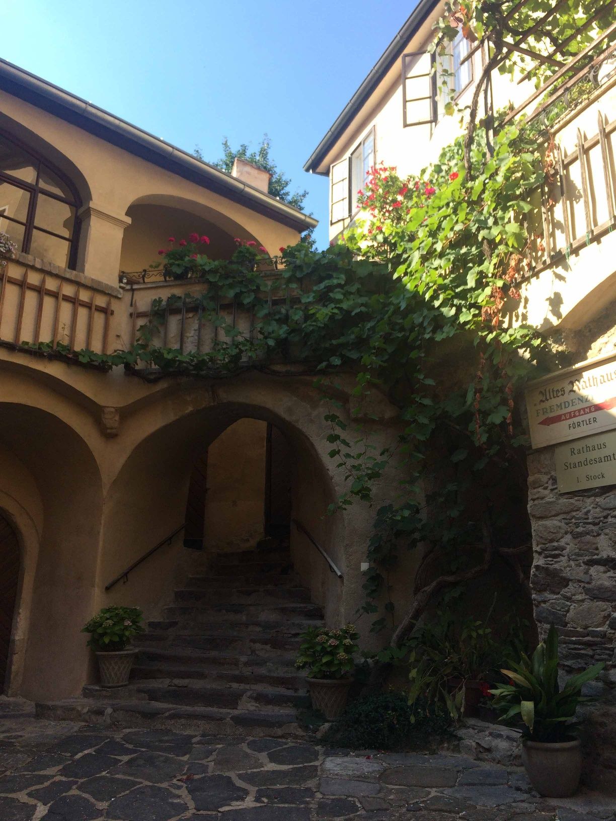 Innenhof in Dürnstein