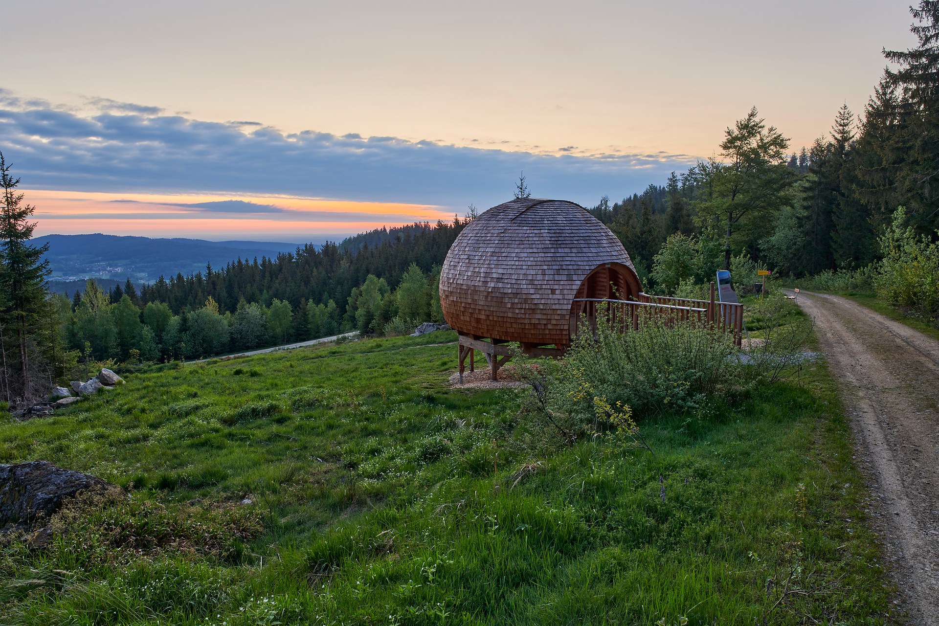 Nebelstein Erlebnis-Wanderweg, Station Grenzblick