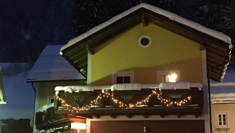Winterliche Nacht Ferienwohnung Bernreiter, &copy; Fam. Bernreiter