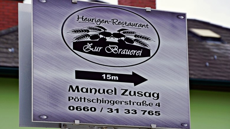 Heurigen-Restaurant-Brauerei Zusag, © Wiener Alpen