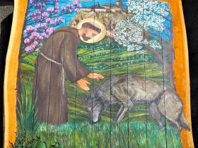 Der Wolf von Gubbio / Schöpfungsweg, © Johann Weik