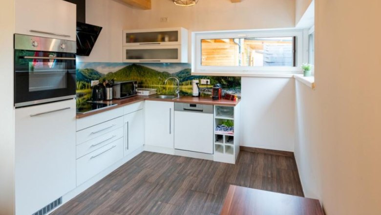 K&uuml;che, &copy; Chalets Lunz am See