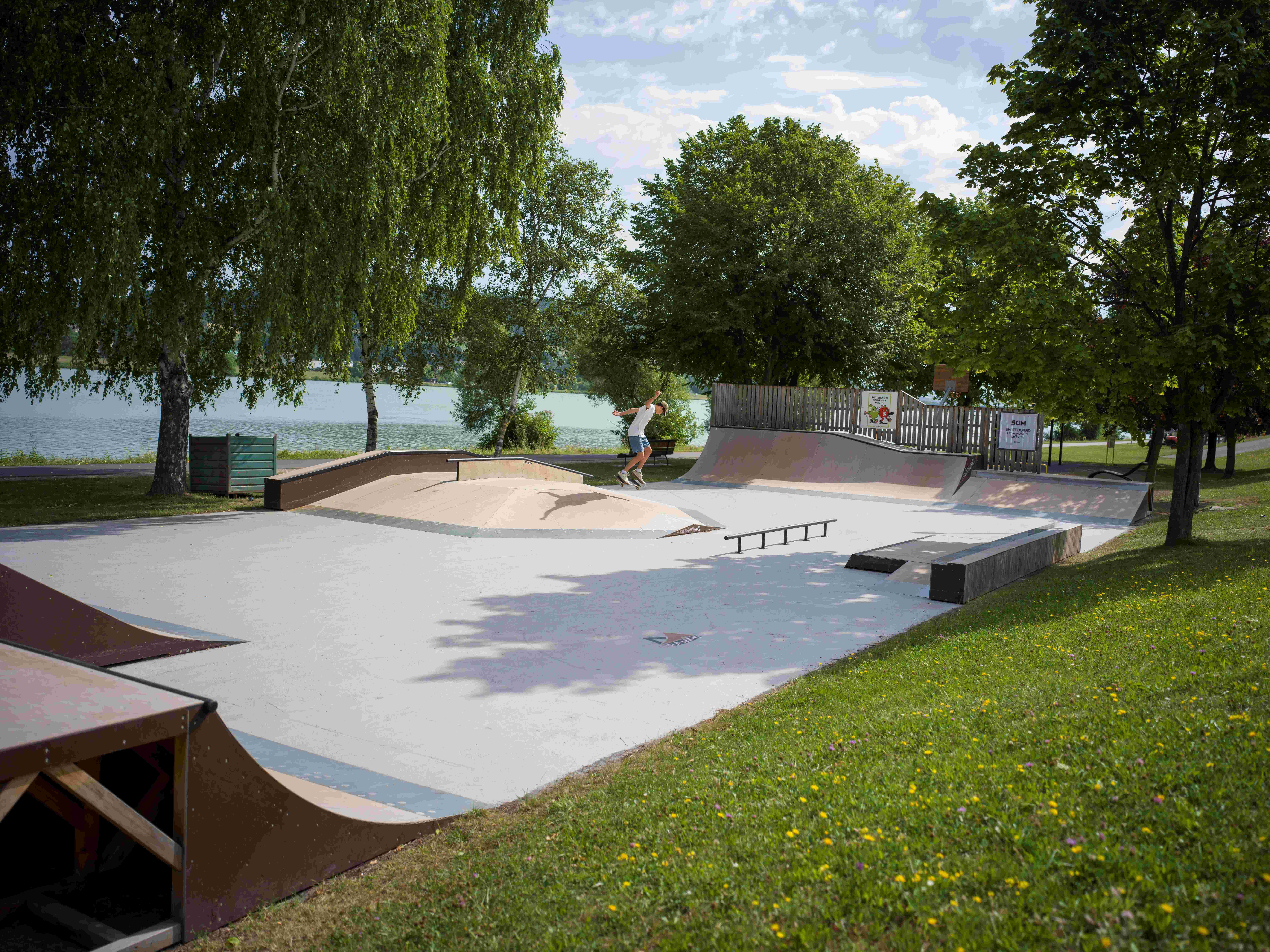 Fun am Skaterplatz bei der Auszeit.Wiese