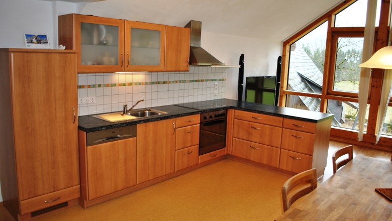 Wohnk&uuml;che der Ferienwohnung Leitner, &copy; Patrick Leitner