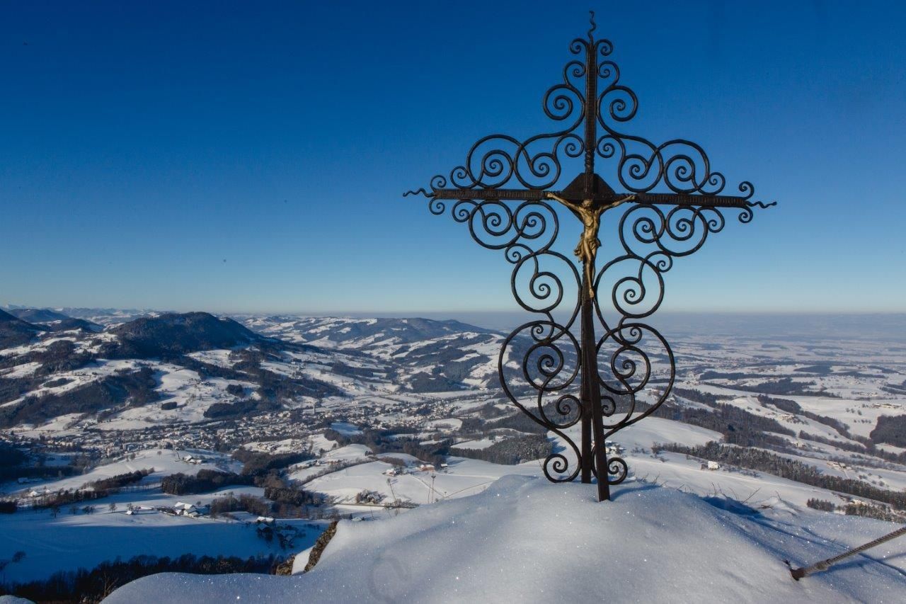 Ein herrlicher Blick über die Landschaft
