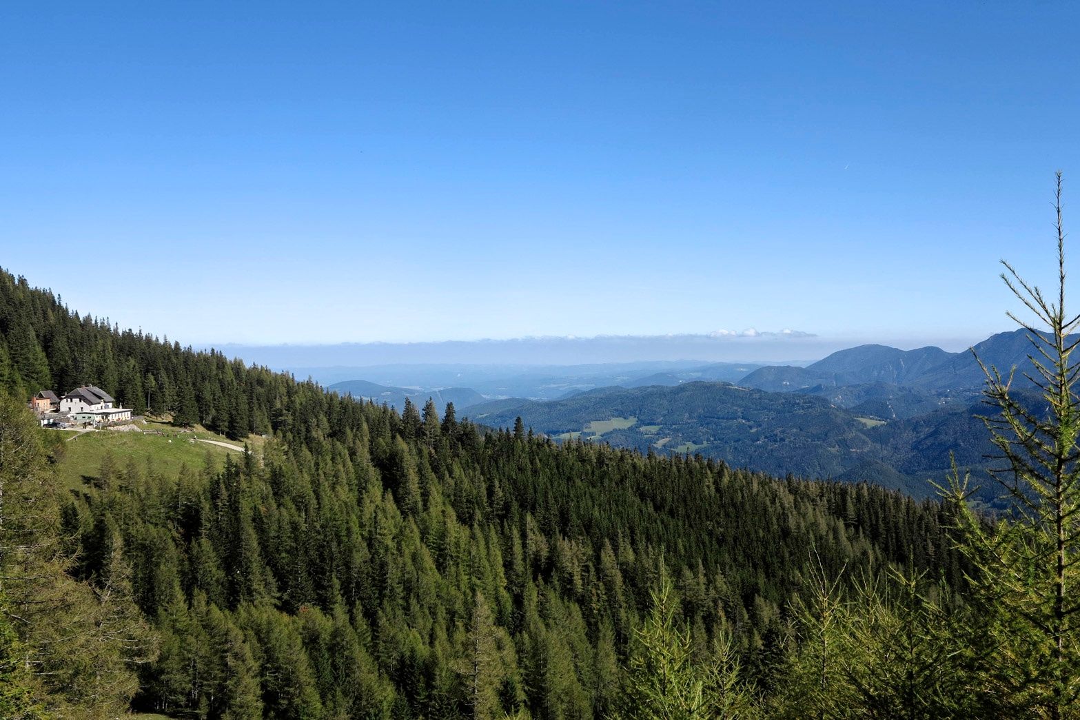 Ausblick Richtung Waxriegelhaus