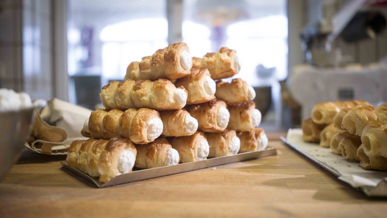 Schaumrollen vomm Cafe Konditorei Braun, © Robert Herbst