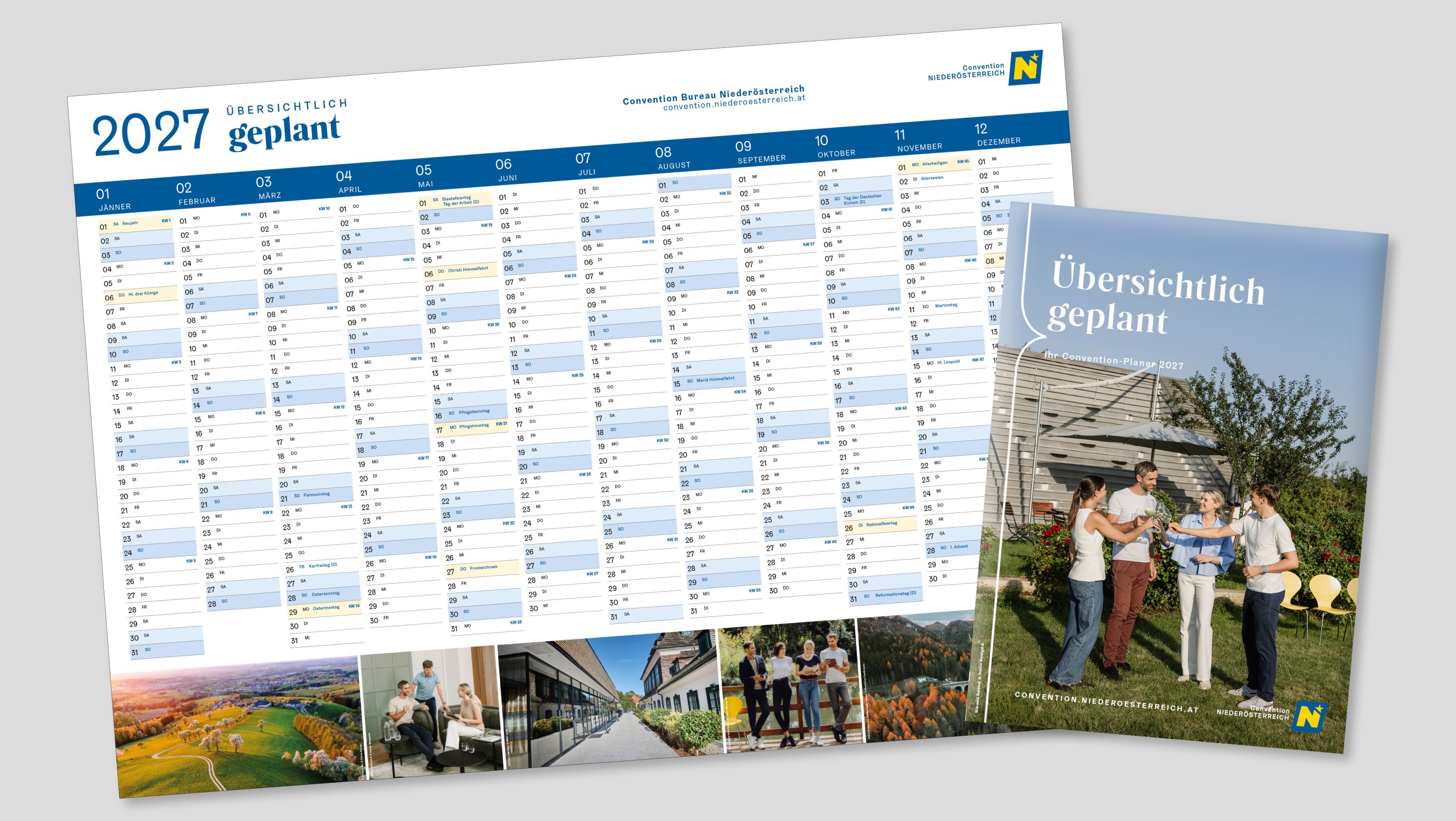 Convention Niederösterreich Wandkalender 2027