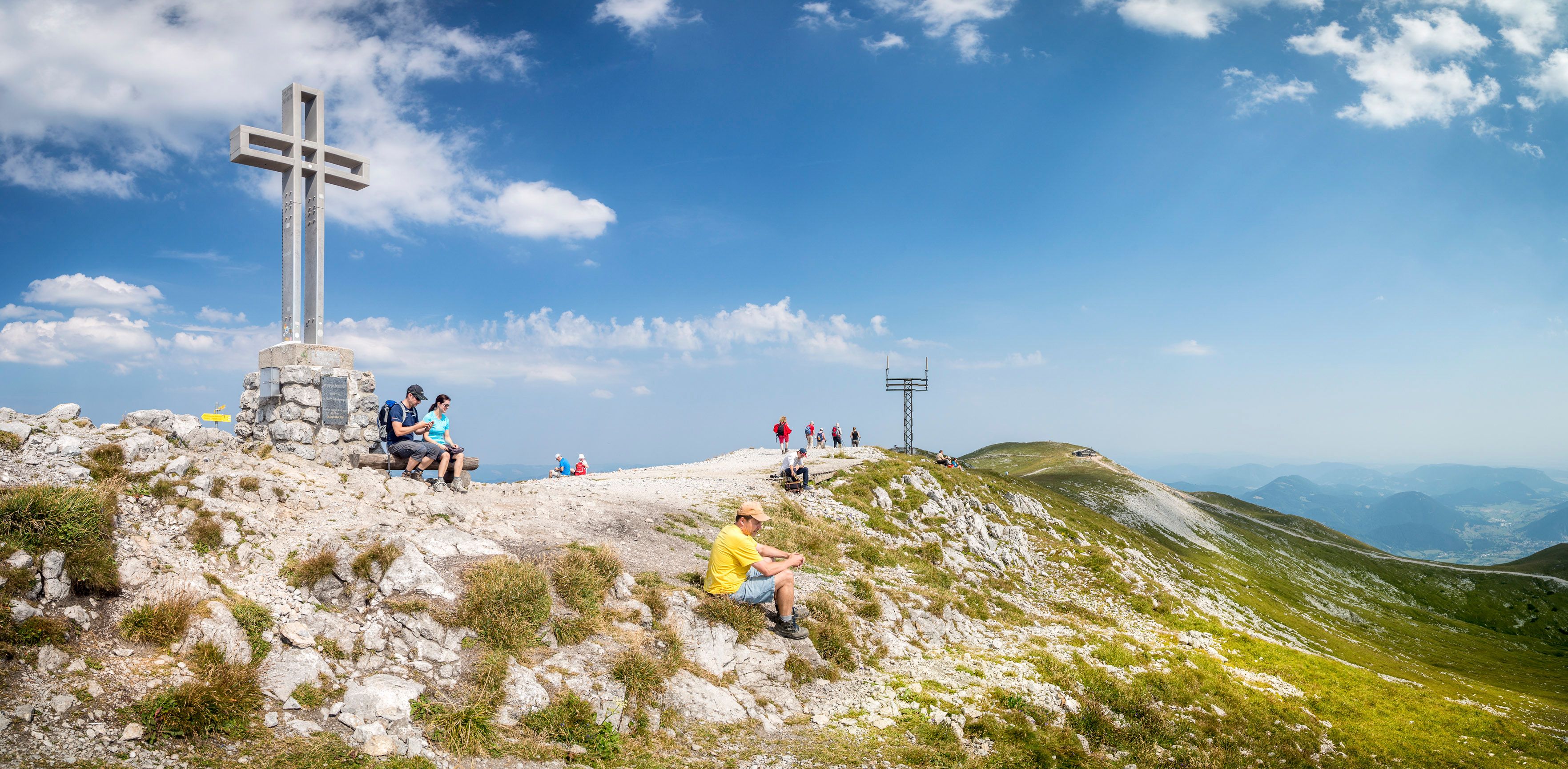 Bergipfel Klosterwappen auf 2076m 