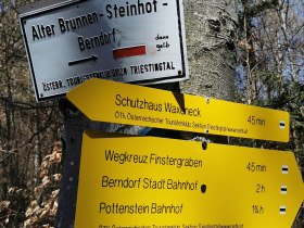 Wegweiser, &copy; &Ouml;TK Triestingtal