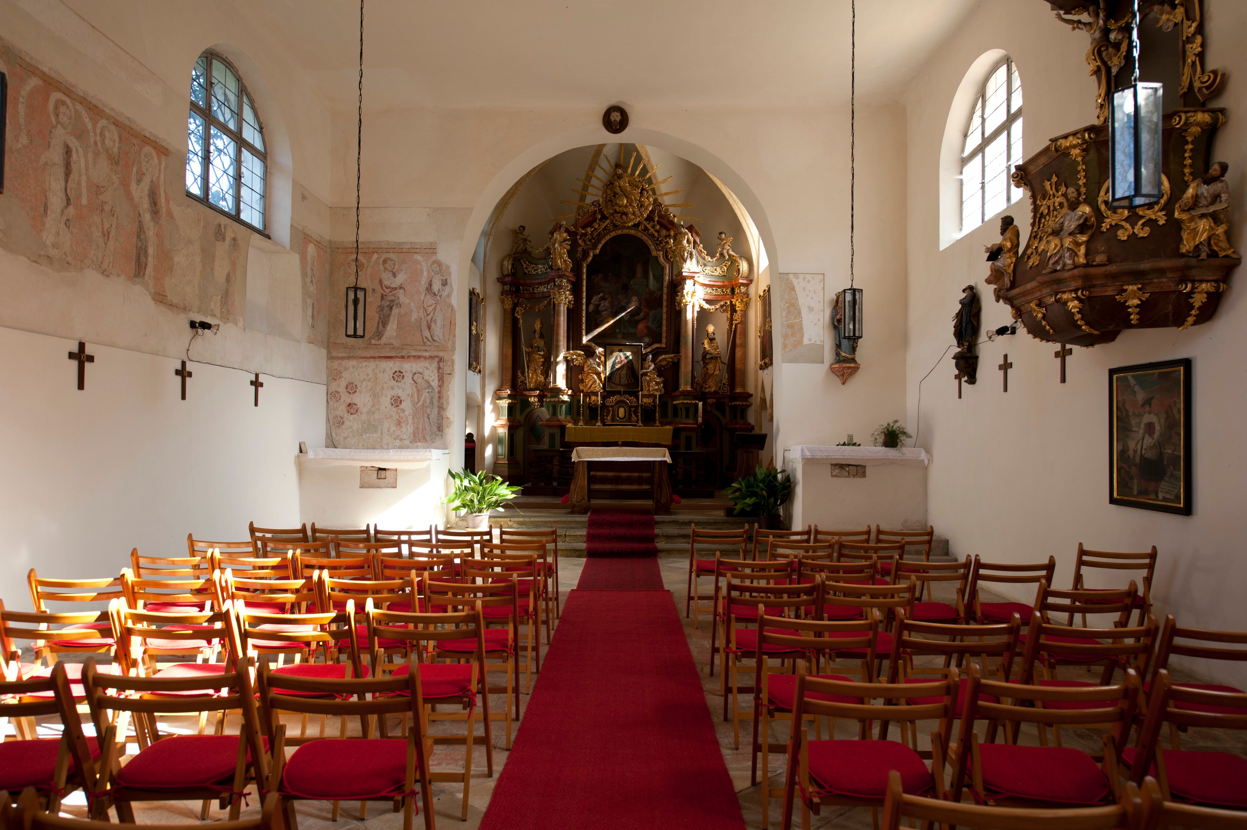 Filialkirche St. Johannim Mauerthale Innenraum